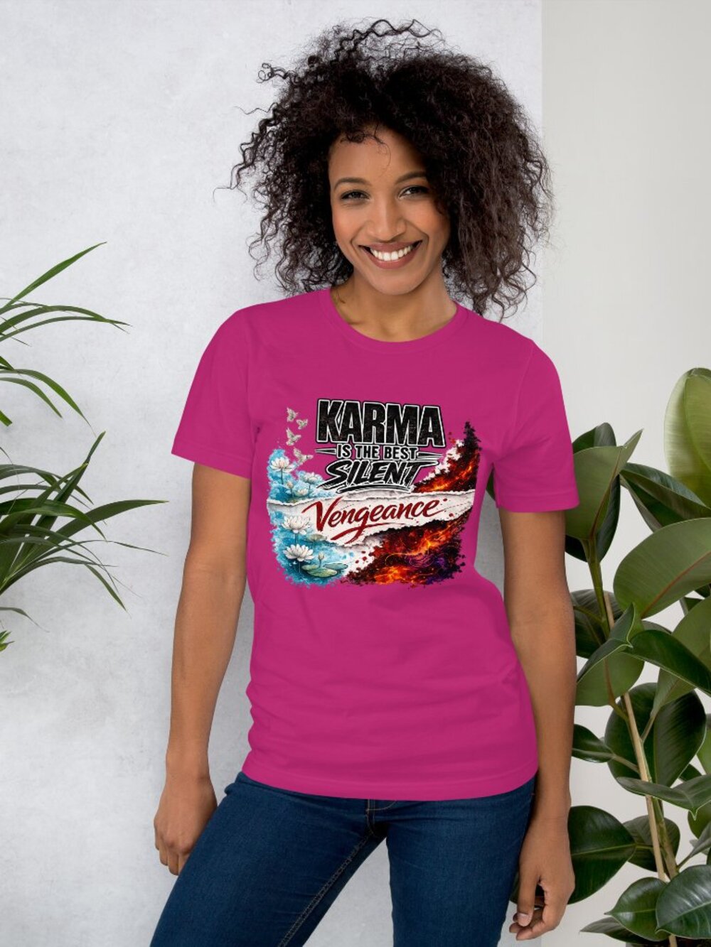 Karma Is the Best Silent Vengeance T-Shirt - Picture 10 of 12